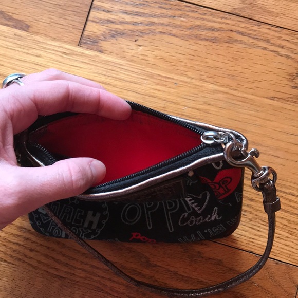 Poppy Coach Wristlet - Picture 3 of 3